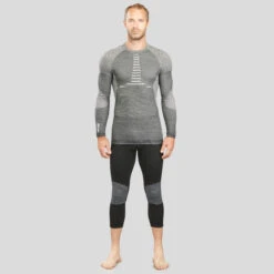 WEDZE Men's Ski Base Layer Top - BL 980 -Hiking Shop kb8c789b42016ccebf895479c080584c2