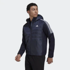 ADIDAS Essentials Insulated Hooded Hybrid Jacket -Hiking Shop kb9d30b722ef4e23cae093c63c64ab173