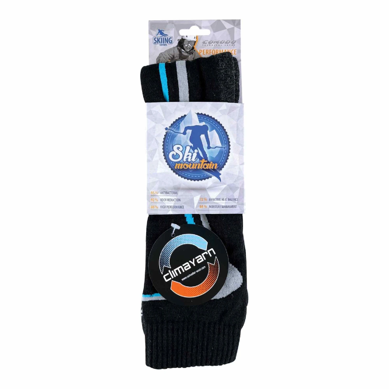 Merino Wool Ski Socks | Snow Sports Climacontrol Knee High Socks | Mens & Ladies 2 Merino Wool Ski Socks | Snow Sports Climacontrol Knee High Socks | Mens & Ladies - Image 2