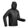 Men's Synthetic Mountain Trekking Hooded Padded Jacket - MT100