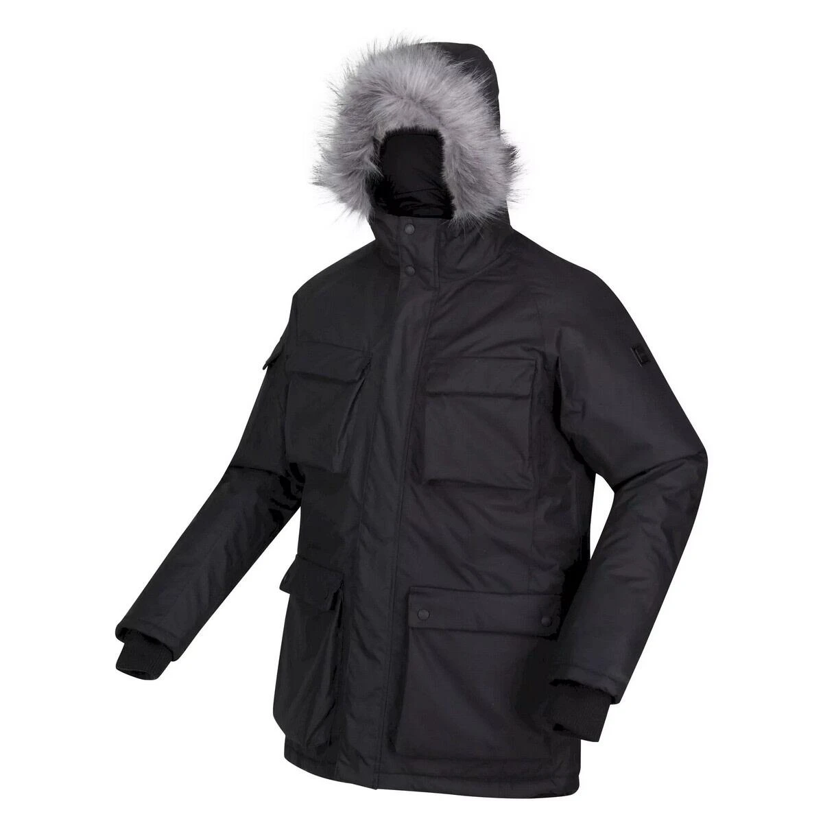 Regatta Mens Aziel Waterproof Parka (Black) 3 Regatta Mens Aziel Waterproof Parka (Black) - Image 3