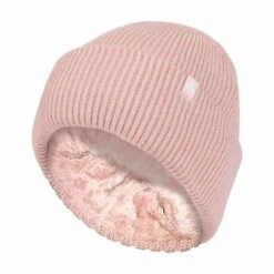 Ladies Fleece Lined Ribbed Thermal Turnover Hat For Winter 12 Ladies Fleece Lined Ribbed Thermal Turnover Hat For Winter -Hiking Shop kc1d45bf4269902849c3df9427698697d