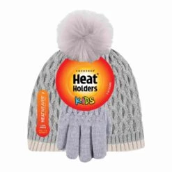 Girls Thermal Insulated Pom Pom Bobble Beanie Hat And Gloves -Hiking Shop kc2373d0746fec97c1f5bd130dc281a93
