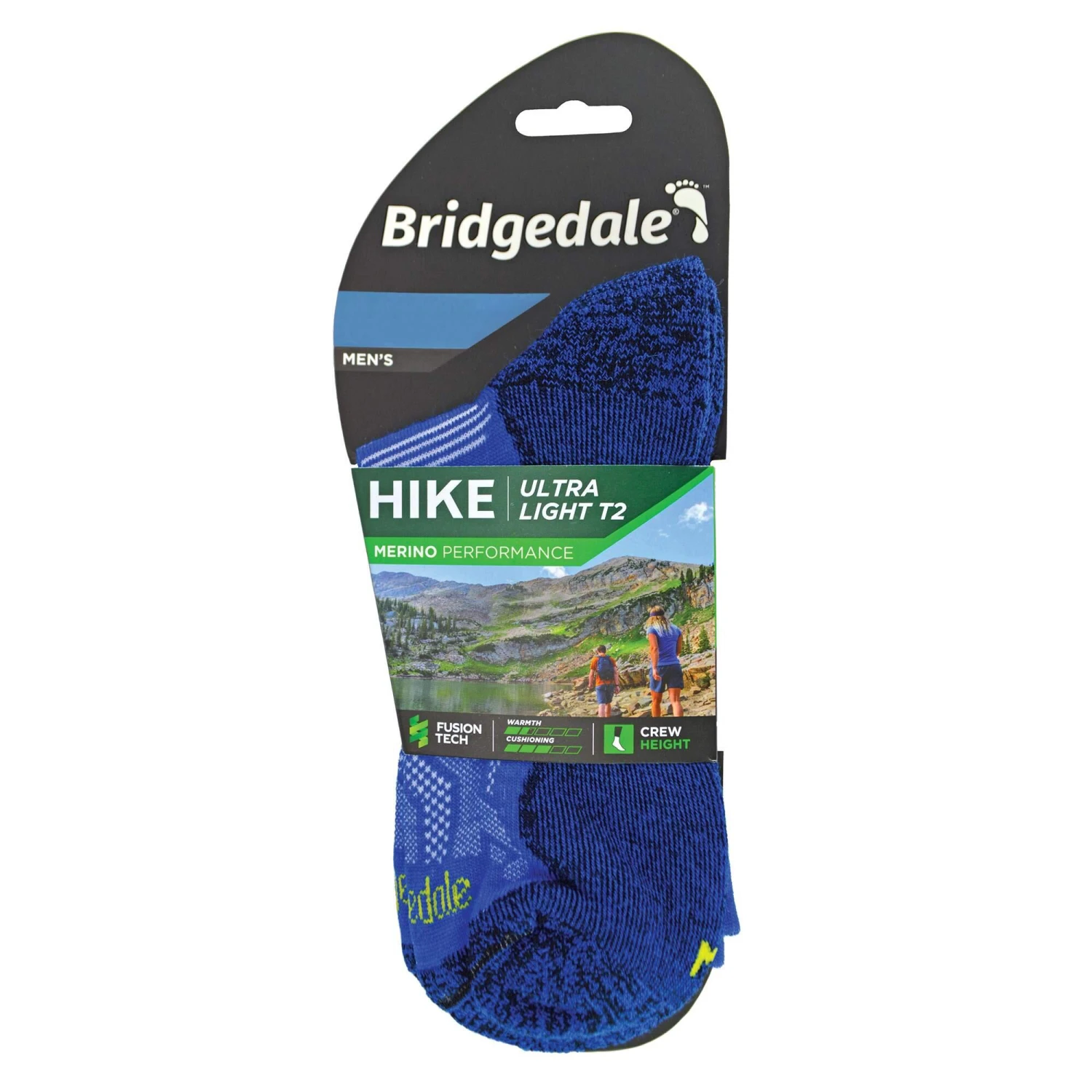 Bridgedale HIKE Ultralight T2 Merino Performance Original Crew Men's 7 Bridgedale HIKE Ultralight T2 Merino Performance Original Crew Men's - Image 7
