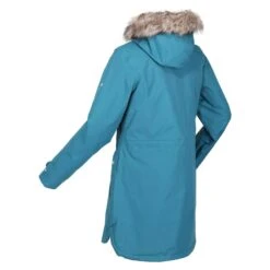 Regatta Womens/Ladies Sabinka Faux Fur Trim Parka (Slate Blue) 28 Regatta Womens/Ladies Sabinka Faux Fur Trim Parka (Slate Blue) -Hiking Shop kc438fde3b4ca6d3cf51f01c6f49f4c51