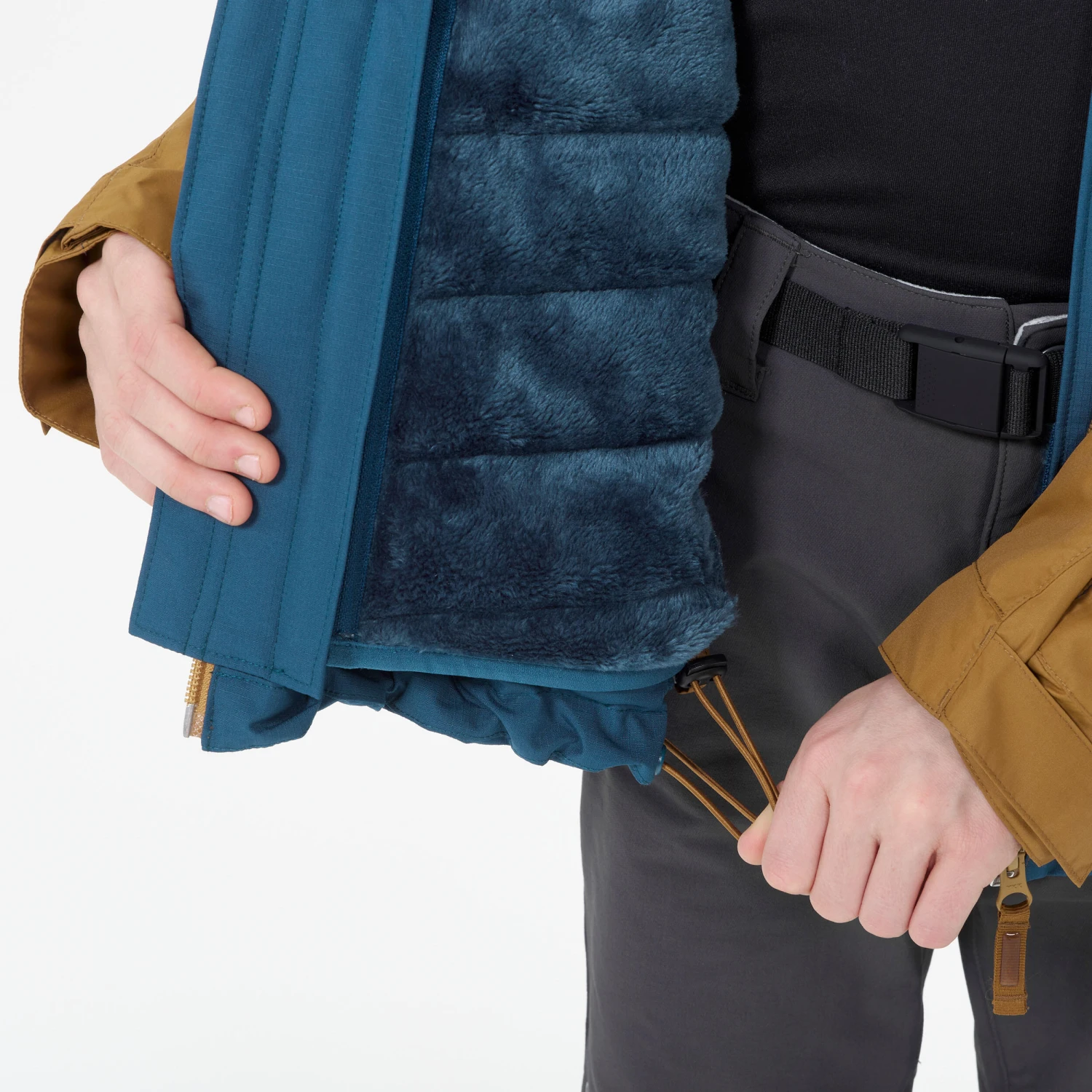 Quechua KIDS’ 3-in-1 WATERPROOF HIKING JACKET - SH500 X-WARM -8°C - AGES 7 8 Quechua KIDS’ 3-in-1 WATERPROOF HIKING JACKET - SH500 X-WARM -8°C - AGES 7 - Image 8