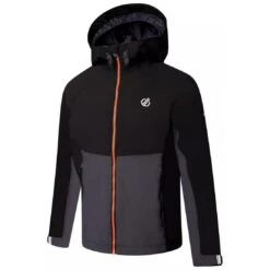 Dare 2b Childrens/Kids In The Lead II Waterproof Jacket (Black/Ebony Grey) 12 Dare 2b Childrens/Kids In The Lead II Waterproof Jacket (Black/Ebony Grey) -Hiking Shop kcc636d8dc72325a20405b20a00ba6449