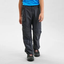Quechua Kids’ Modular Hiking Trousers MH500 Aged 7 -Hiking Shop kcdd5dd99df1222f23b2f1750e2bf7590