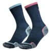 1000 Mile Walk Repreve Single Layer Twin Pack Navy Cornflower/Mauve