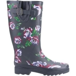 Cotswold Womens/Ladies Blossom Wellington Boots (Black/Red) 19 Cotswold Womens/Ladies Blossom Wellington Boots (Black/Red) -Hiking Shop kd1841a475616cfe9f3e29b94d5a50c59