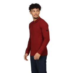 Regatta Mens Leaonzo LongSleeved Polo Shirt (Syrah Red) 16 Regatta Mens Leaonzo LongSleeved Polo Shirt (Syrah Red) -Hiking Shop kd46b6870f6559b9f716debf58c84c3e2