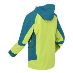Regatta Mens Highton Pro Waterproof Jacket (Bright Kiwi/Pacific Green) -Hiking Shop kd9a57921fbb9829a023d200d4f4b76db