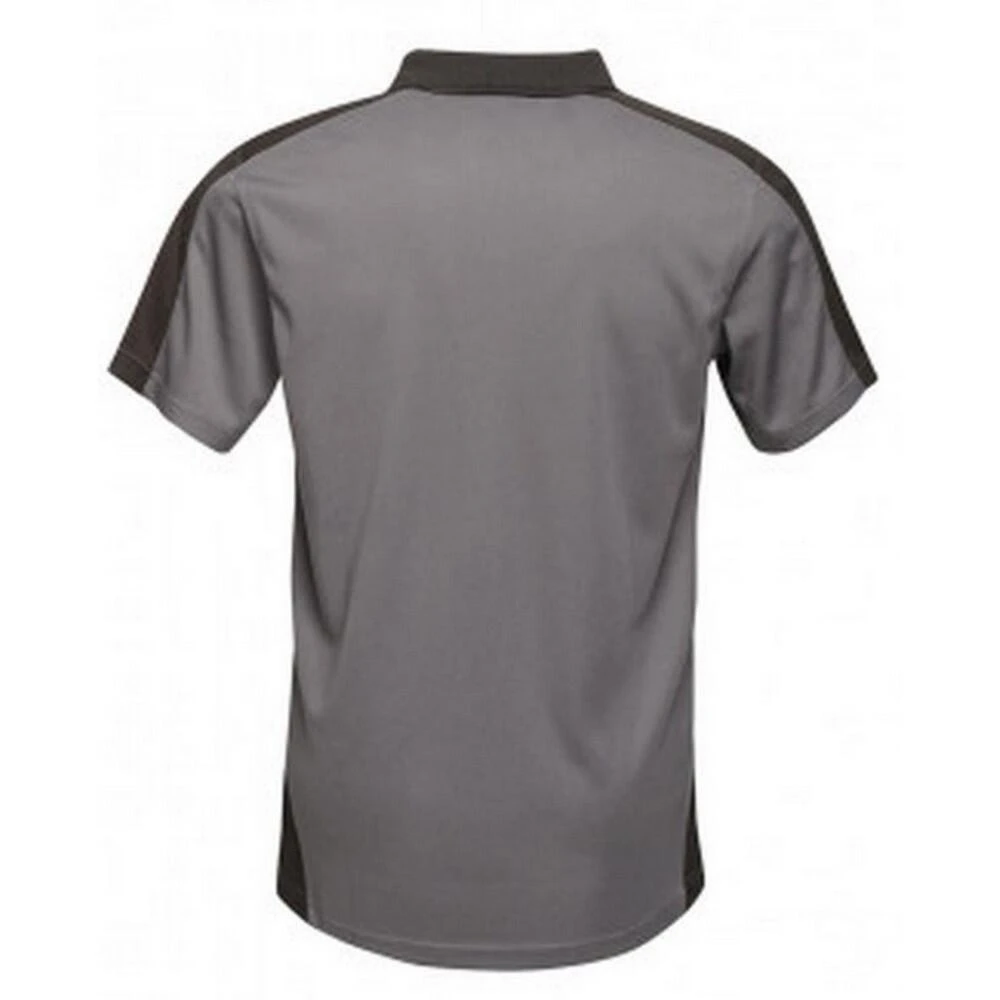 Regatta Contrast Coolweave Pique Polo Shirt (Black/Classic Red) 17 Regatta Contrast Coolweave Pique Polo Shirt (Black/Classic Red) - Image 17