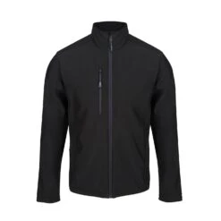Regatta Mens Honesty Made Recycled Softshell Jacket (Black)