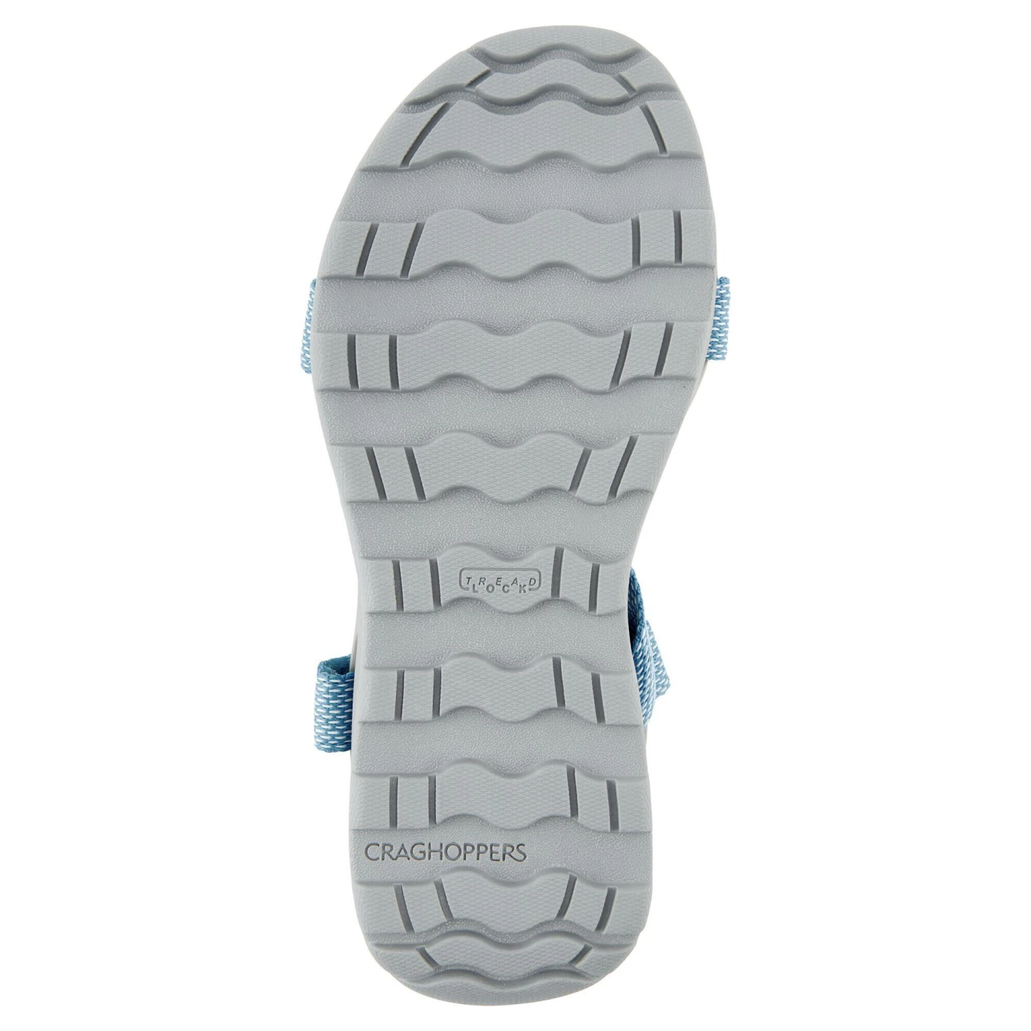 Craghoppers Womens/Ladies Lady Locke Sandals (Cloud Grey/Harbour Blue) 2 Craghoppers Womens/Ladies Lady Locke Sandals (Cloud Grey/Harbour Blue) - Image 2