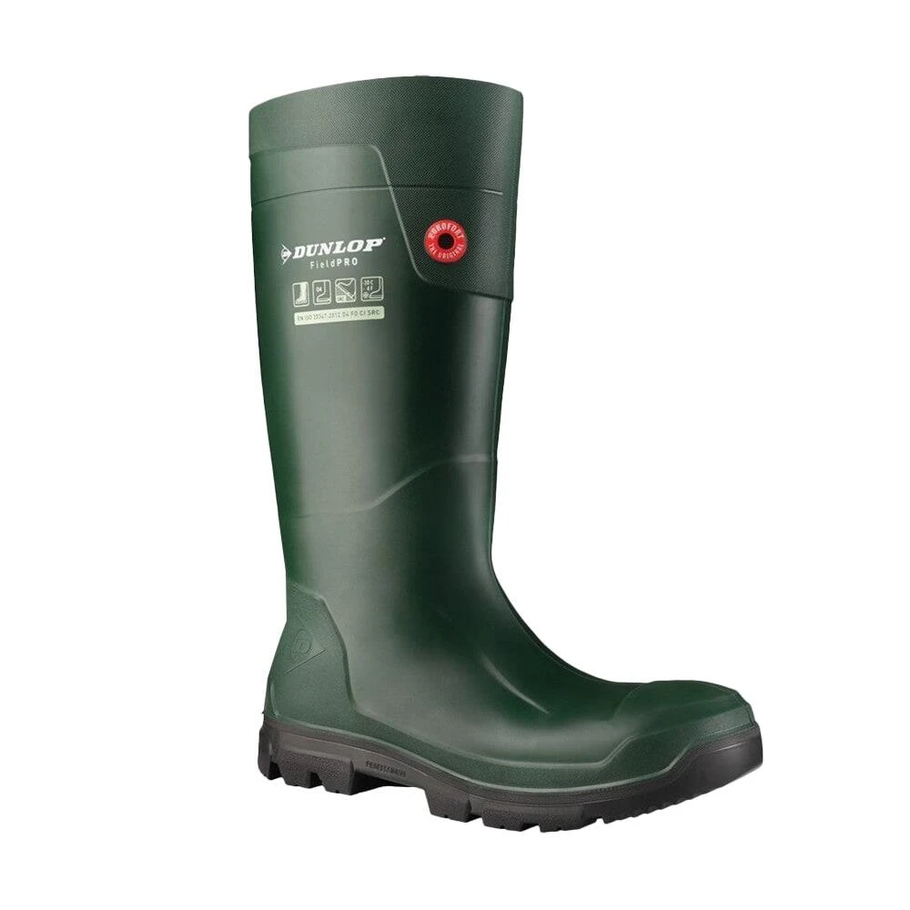 Dunlop Unisex Adult FieldPro Wellington Boots (Green) 1 Dunlop Unisex Adult FieldPro Wellington Boots (Green)