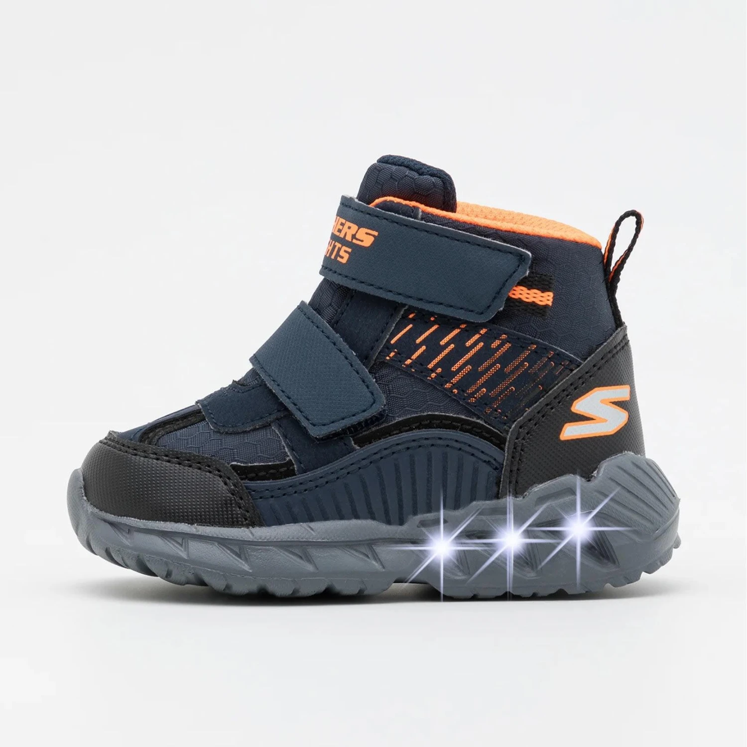 Skechers Childrens/Kids S Lights MagnaLights Boots (Navy/Black) 2 Skechers Childrens/Kids S Lights MagnaLights Boots (Navy/Black) - Image 2