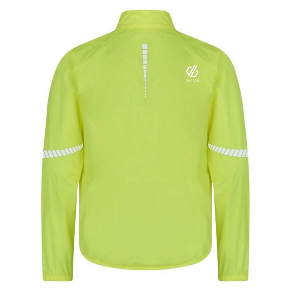Dare 2b Childrens/Kids Cordial Reflective Cycling Shell Jacket (Fluro Yellow) 2 Dare 2b Childrens/Kids Cordial Reflective Cycling Shell Jacket (Fluro Yellow) - Image 2