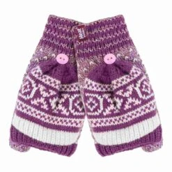Ladies Warm Fairisle Patterned Thermal Fingerless Converter Gloves -Hiking Shop ke53ae07486675d3826d30c9847a0f427