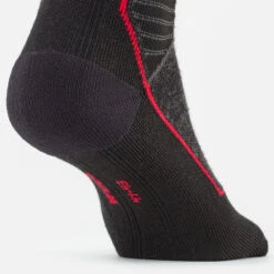 WEDZE ADULT WOOLLEN SKI AND SNOWBOARD SOCKS - 900 WOOL - BLACK -Hiking Shop ke5b7f0b04e52990a11efafa058aa82fc