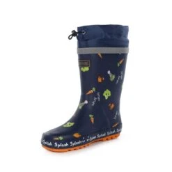 Regatta Childrens/Kids Splash Peppa Pig Wellington Boots (Navy/Orange/Green) -Hiking Shop ke6166b61b3a23b0d186979b06d682738