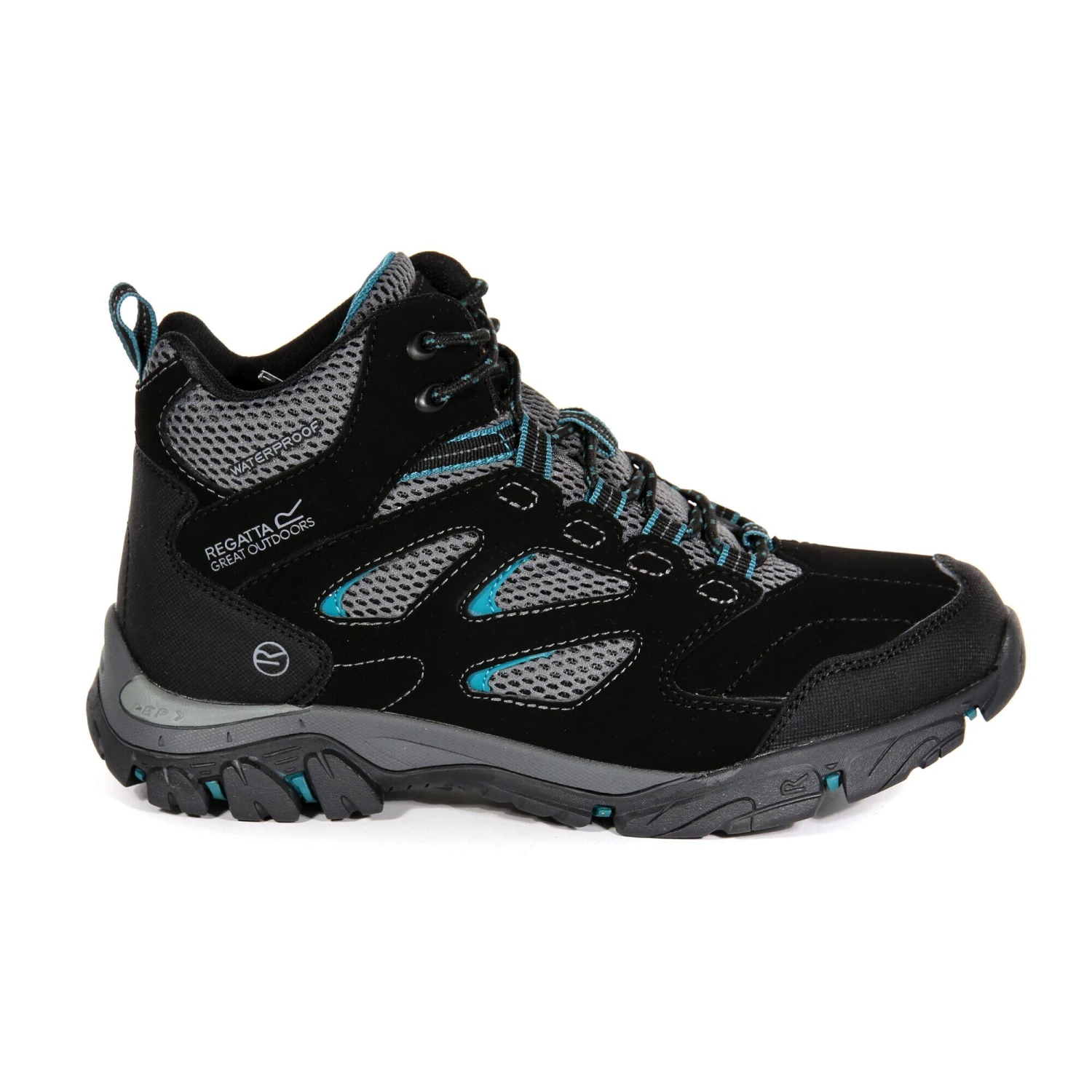Regatta Womens/Ladies Holcombe IEP Mid Hiking Boots (Ash/Blue Opal) 5 Regatta Womens/Ladies Holcombe IEP Mid Hiking Boots (Ash/Blue Opal) - Image 5