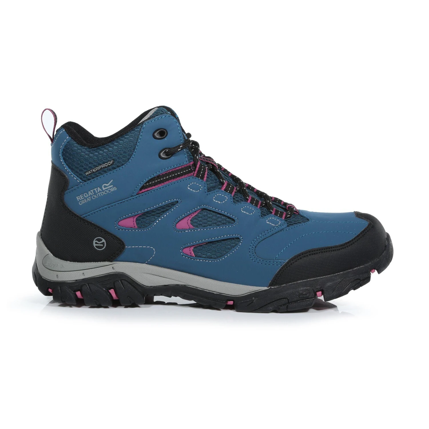 Regatta Womens/Ladies Holcombe IEP Mid Hiking Boots (Ash/Blue Opal) 14 Regatta Womens/Ladies Holcombe IEP Mid Hiking Boots (Ash/Blue Opal) - Image 14