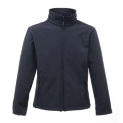 Regatta Professional Mens Classic 3 Layer Zip Up Softshell Jacket (Navy/Seal Grey)