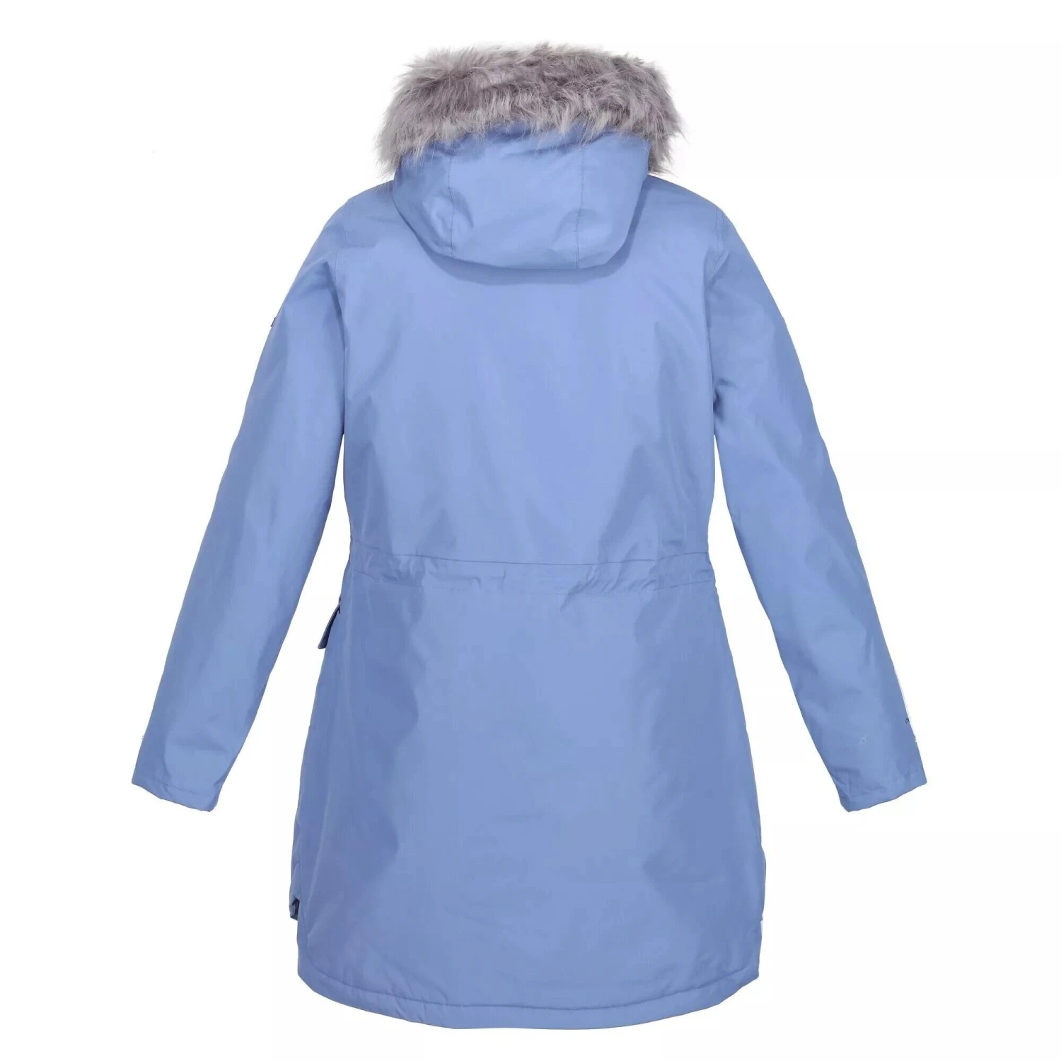 Regatta Womens/Ladies Sabinka Faux Fur Trim Parka (Slate Blue) 2 Regatta Womens/Ladies Sabinka Faux Fur Trim Parka (Slate Blue) - Image 2