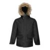 Regatta Childrens Cadet Parka Jacket (Black)