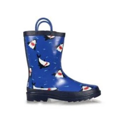 Regatta Great Outdoors Childrens/Kids Minnow Patterned Wellington Boots (Petrol Blue) -Hiking Shop kfb69a768c878809cf06e13826edd9ced