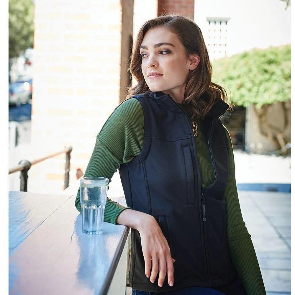 Regatta Womens/Ladies Flux Softshell Bodywarmer / Sleeveless Jacket (Water Repellent & 2 Regatta Womens/Ladies Flux Softshell Bodywarmer / Sleeveless Jacket (Water Repellent & - Image 2