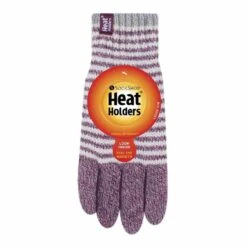 Ladies Striped Fleece Lined Knitted Warm Winter Thermal Gloves -Hiking Shop kfdbc9c45b04d9ef408719029a546300a