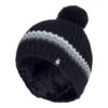 Mens Ribbed Chunky Wnter Pom Pom Bobble Beanie Hat
